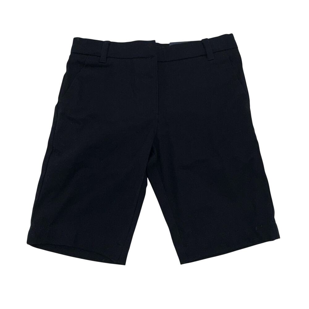 IZOD Boys Navy Blue School Uniform Bermuda Shorts 6X NWT Adjustable Waist